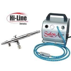   AH .2mm Hi Line Airbrush Kit with Compressor Model TC 60 Toys & Games