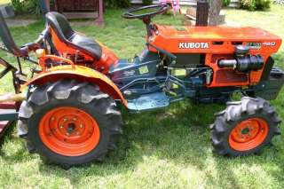 KUBOTA B7100 4WD DIESEL LOW HRS BUSH HOG INCLUDED  