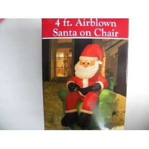   Sitting in Chair Christmas Airblown Inflatable 4ft 