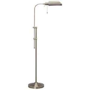   Steel Metal Adjustable Pole Pharmacy Floor Lamp