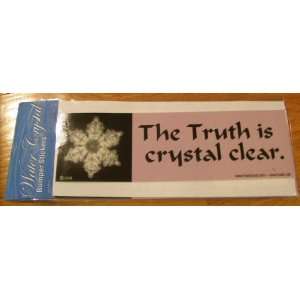  Water Crystal Bumper Stickers 