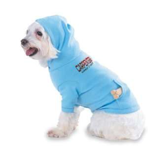  HAMMER IT HARDER Hooded (Hoody) T Shirt with pocket for your Dog 