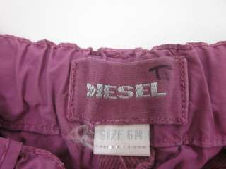 LOT 2 DIESEL IKKS Girls Purple Shorts Pink Dress Sz 6M  