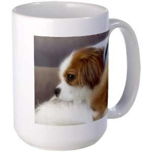  Cavalier King Charles Spaniel Pets Large Mug by  