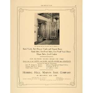 1904 Ad Fidelity Trust Bank Vaults Deposit Box Herring Hall Marvin 