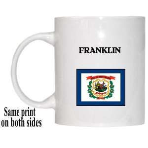  US State Flag   FRANKLIN, West Virginia (WV) Mug 