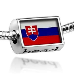  Beads Slovakia Flag   Pandora Charm & Bracelet 