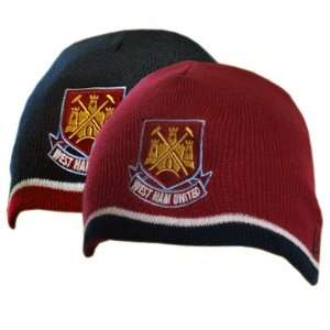 West Ham United FC. Reverisble Knitted Hat