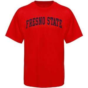  Fresno State Bulldogs Cardinal Arch T Shirt (Large 