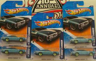 2011 11 Muscle Mania 71 Dodge Charger GREEN Variation #8/10 Hot 