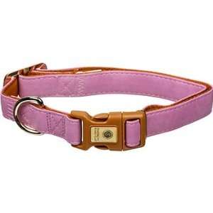 AKC Faux Leather 3/4 Adjustable Dog Collar in Pink Pet 