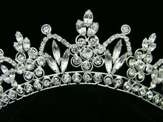 Wedding Bridal Swarovski Crystal Crown Tiara 7251  