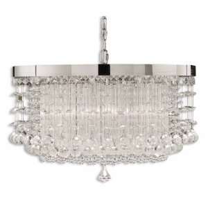  Uttermost 13.5 Inch Fascination 3 Lt Chandelier Chrome 