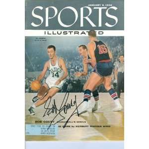  Bob Cousy Autographed Sports Illustrated January 9, 1956 
