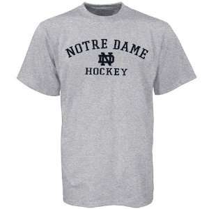 adidas Notre Dame Fighting Irish Ash Hockey Practice T shirt  