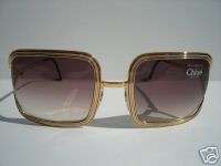 NEW Chloe 79S Gold Frame Sunglasses w/ Brown Fade Lens  