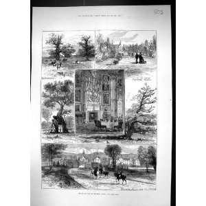  1881 Royal Visit Welbeck Abbey Porter Oaks Greendale Oak 