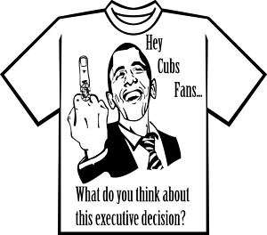 Chicago White Sox T Shirts (Obama says F the Cubs)  