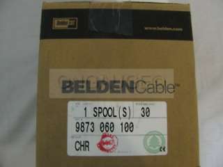Belden 9873 060100 Cable 20/3 Pairs AWG 20 Wire 100  
