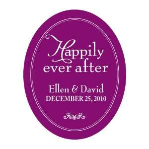  Happily Ever After Frame Sticker   Orchid Purple 