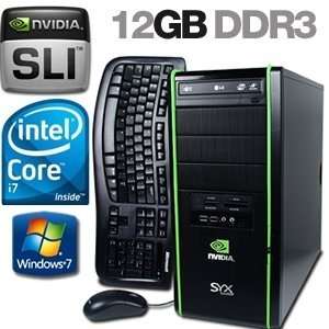  Systemax X58 Core i7 SLI Performance Gamer PC