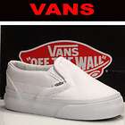 vans shoes true white classic slip on size toddler us