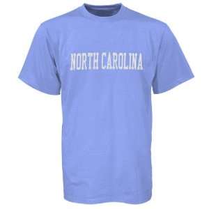  North Carolina Tar Heels (UNC) Light Blue Block Name T 