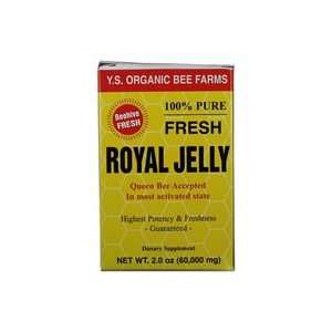  Y.S. Organic Bee Farms   Fresh Royal Jelly glass bottle 