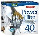 Whisper Power Filter 40 20 40 Gal  