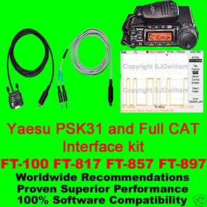 PSK31 Interface + Full CAT For Yaesu FT 100,817,857,897  