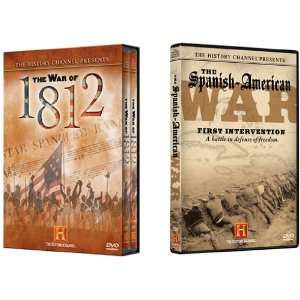  The War of 1812 & The Spanish American War DVD Set 