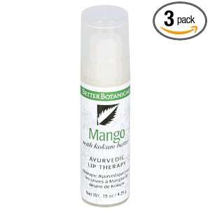   Therapy, with Kokum Butter, Mango, .15 oz Bottles, (Pack of 3) Health
