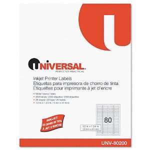  Universal Products   Universal   Inkjet Printer Labels, 1 