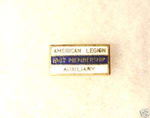 American Legion Auxiliary 1947 Pin  