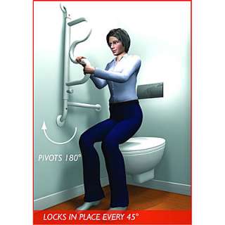 Standers 9000 Toilet Safety The Curve Grab Frame Bar  
