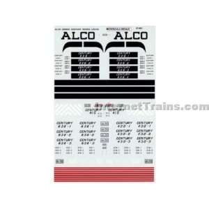  Microscale N Scale Alco Diesel Decal Set   Demonstrators 