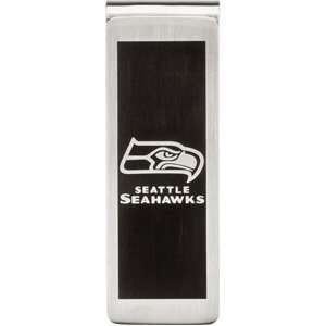 Stainless Steel & Black Seattle Seahawks NFL Football Team Logo Money 