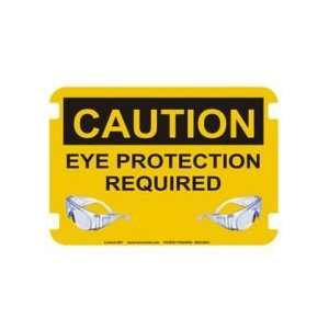  Caution Eye Protection Required Sign