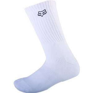   Racing Crew Mens Sports Wear Socks   White / Small/Medium Automotive