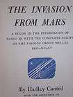 1940 The Invasion From Mars A study in Panic & Original Script from 