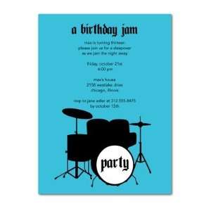  Birthday Party Invitations   Rock Party By Le Papier 