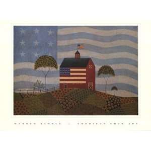  The American Farm   Poster by Warren Kimble (28x22)