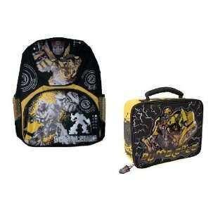   and Black) with Matching transformers Revenge of the Fallen Lunch Bag
