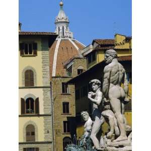  Statues of Hercules and David, Piazza Della Signoria 