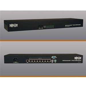  NEW 8 Port 1U Cat5 KVM Switch (Peripheral Sharing) Office 