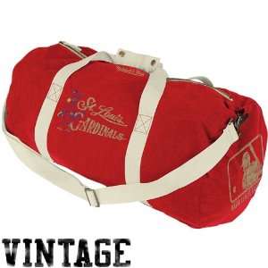  St. Louis Cardinals Red Vintage Canvas Duffel Bag