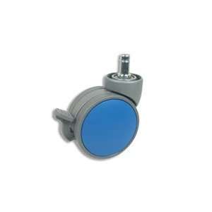   Casters   Grey Caster with Blue Finish   Item #400 75 GY BU FR WB WCN