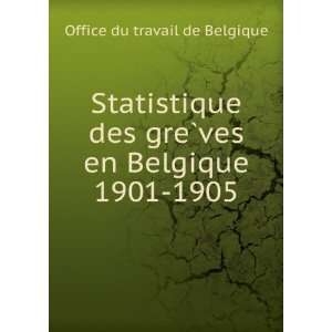  Statistique des greÌ?ves en Belgique 1901 1905 Office du 