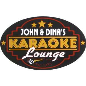  Personalized Karaoke Lounge Plaque