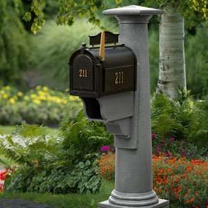   Mayne Posts Statesville Mailbox Package with Patio, Lawn & Garden